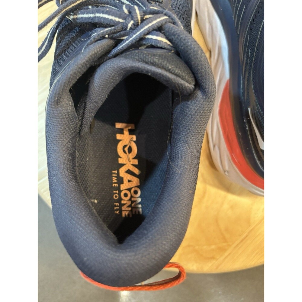 Hoka One One Women’s Bondi 7 Running Shoes 9 Dark Blue 1100519-BIBBL Sneaker Run - Picture 6 of 14